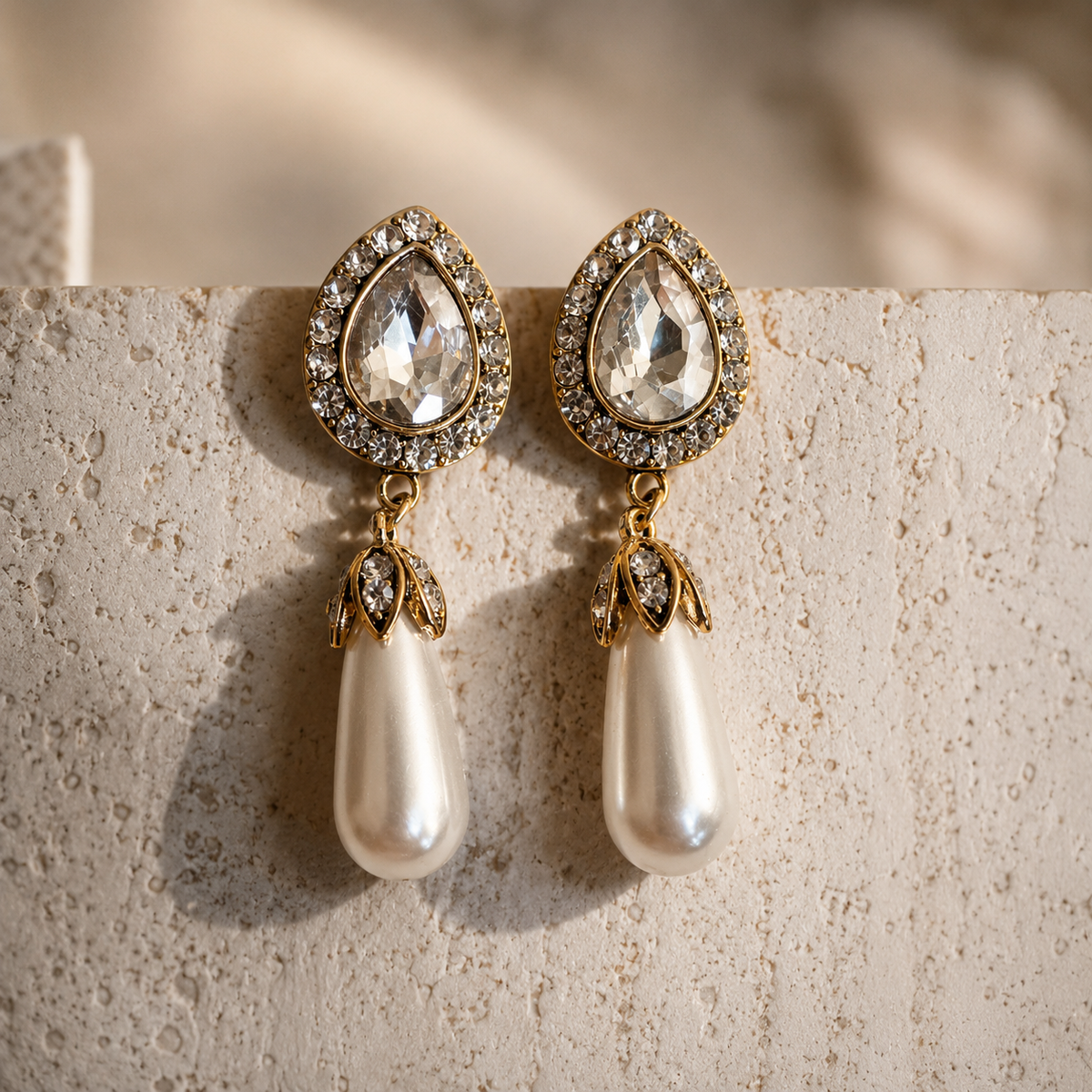 Baroque Pearl Necklace Four Strand Pearl Necklace