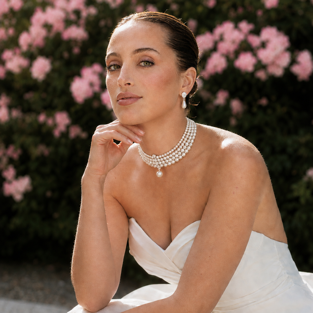 EMMA collar de perlas joyería Nupcial elegante