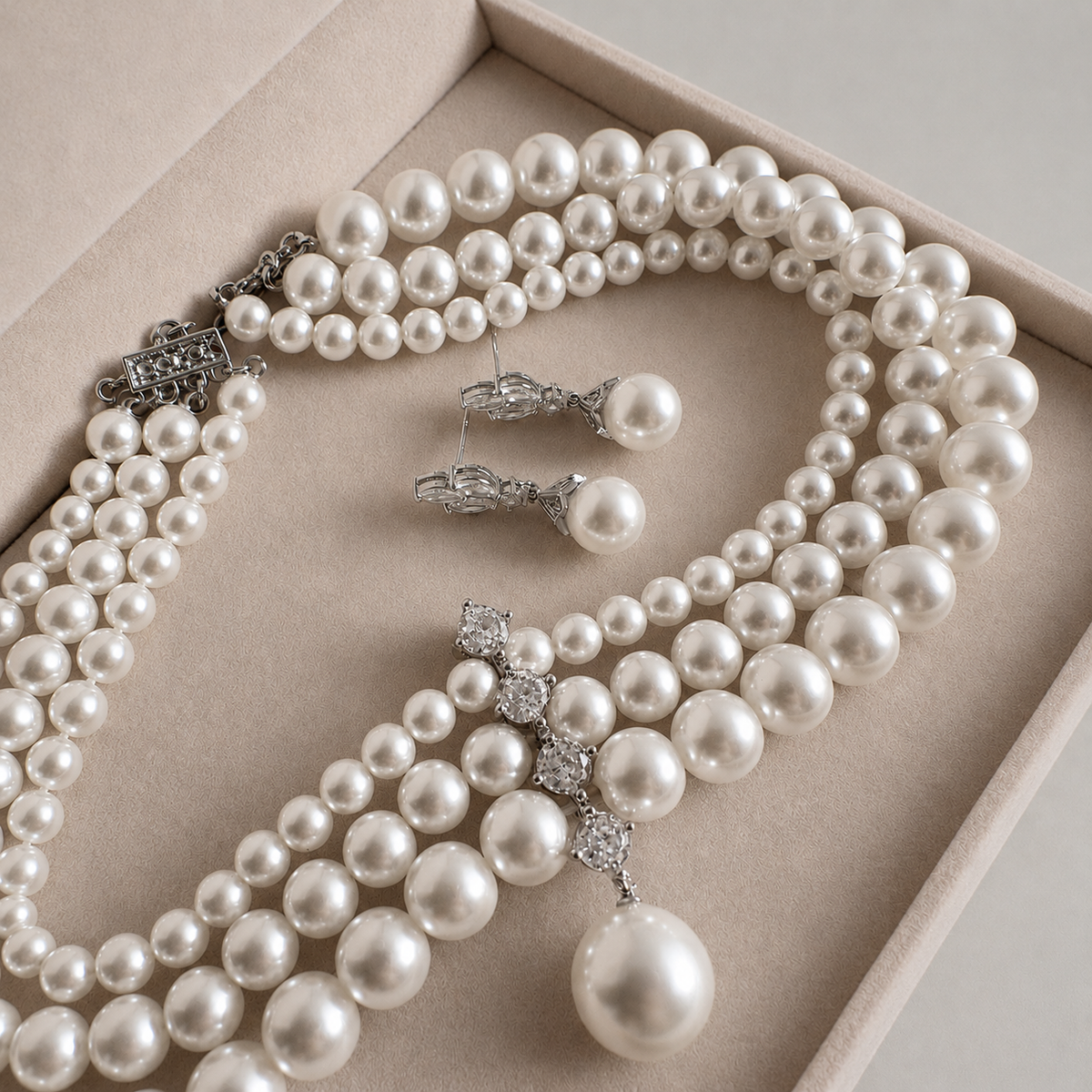 EMMA collar de perlas joyería Nupcial elegante
