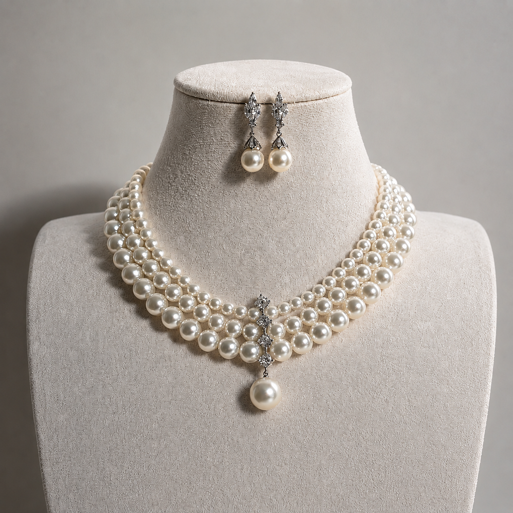 EMMA collar de perlas joyería Nupcial elegante