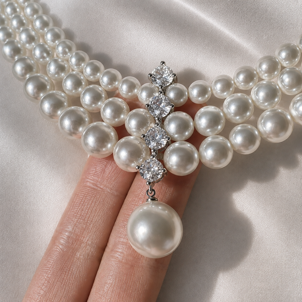 EMMA collar de perlas joyería Nupcial elegante