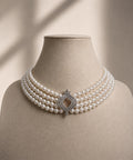 Pearl Chocker necklace British Royal jewelry replica